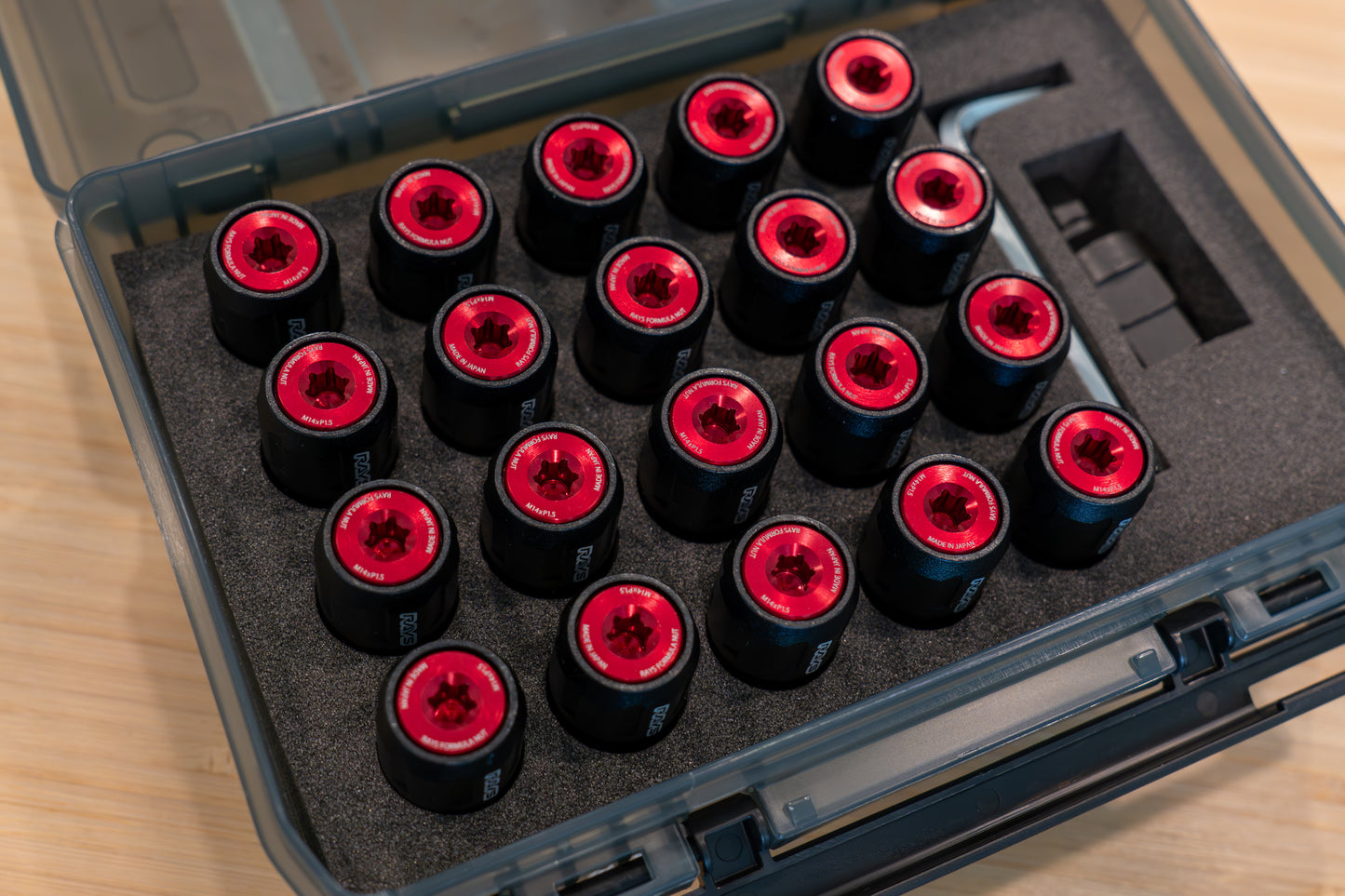 RAYS Formula Nut Set L45 (FN-II) - M14 x 1.5 - 20 Lug Set