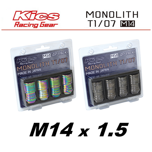 KYO-EI Project Kics Monolith T1/07 (Capless) - M14x1.5 - 4 Pack
