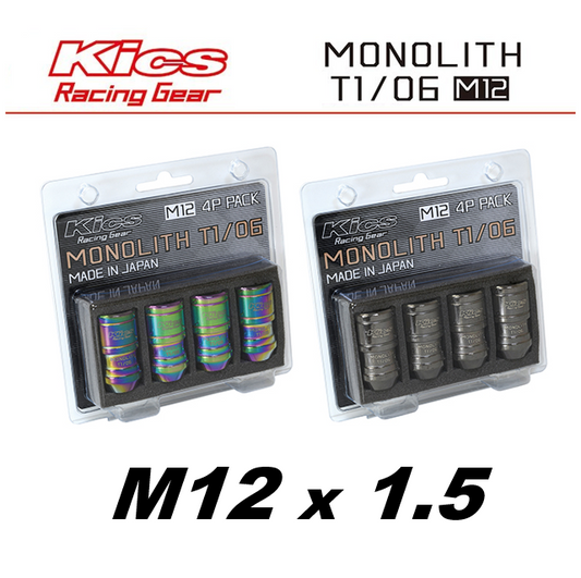 KYO-EI Project Kics Monolith T1/06 (Capless) - M12x1.5 - 4 Pack