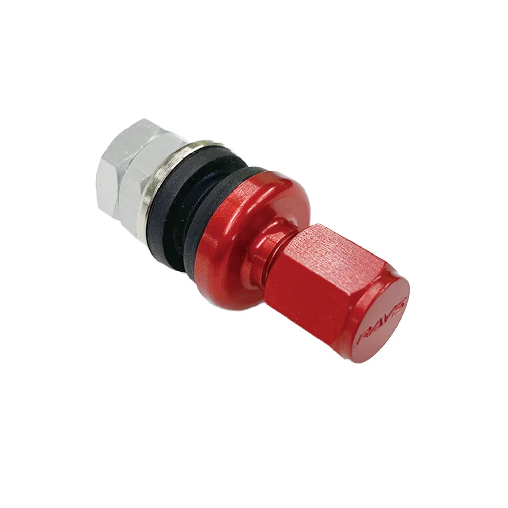 RAYS Inside Aluminum Air Valve (No.58) Anodized - RED