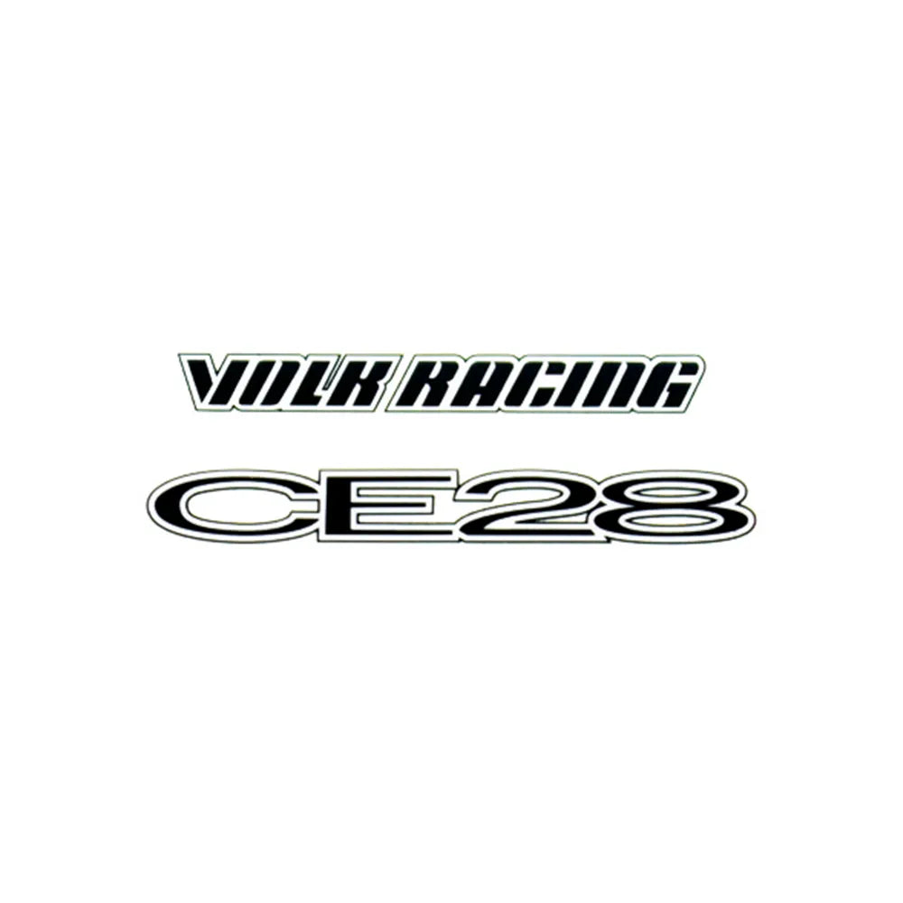RAYS CE28N Wheel Repair Sticker (No.13) - 16/17 Inch - BLACK