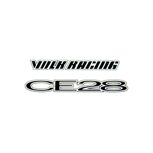 RAYS CE28N Wheel Repair Sticker (No.13) - 16/17 Inch - BLACK