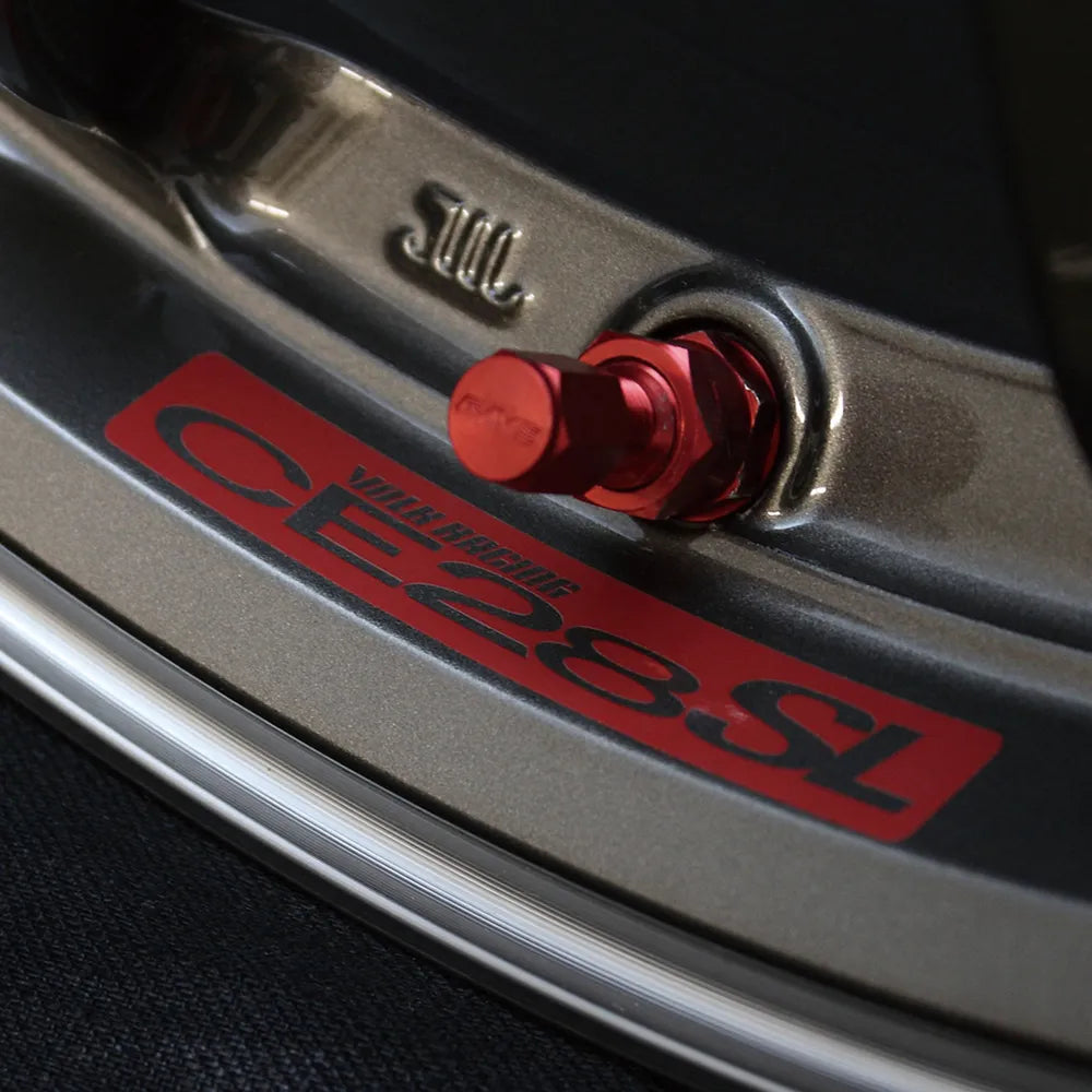 RAYS CE28SL Wheel Repair Rim Sticker (No.24) - 17/18 Inch - RED