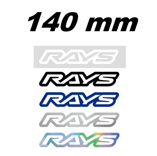 RAYS Official Logo Sticker (No.19) - 140 mm