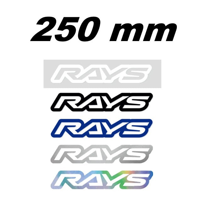 RAYS Official Logo Sticker (No.17) - 250 mm