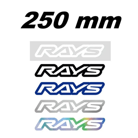 RAYS Official Logo Sticker (No.17) - 250 mm