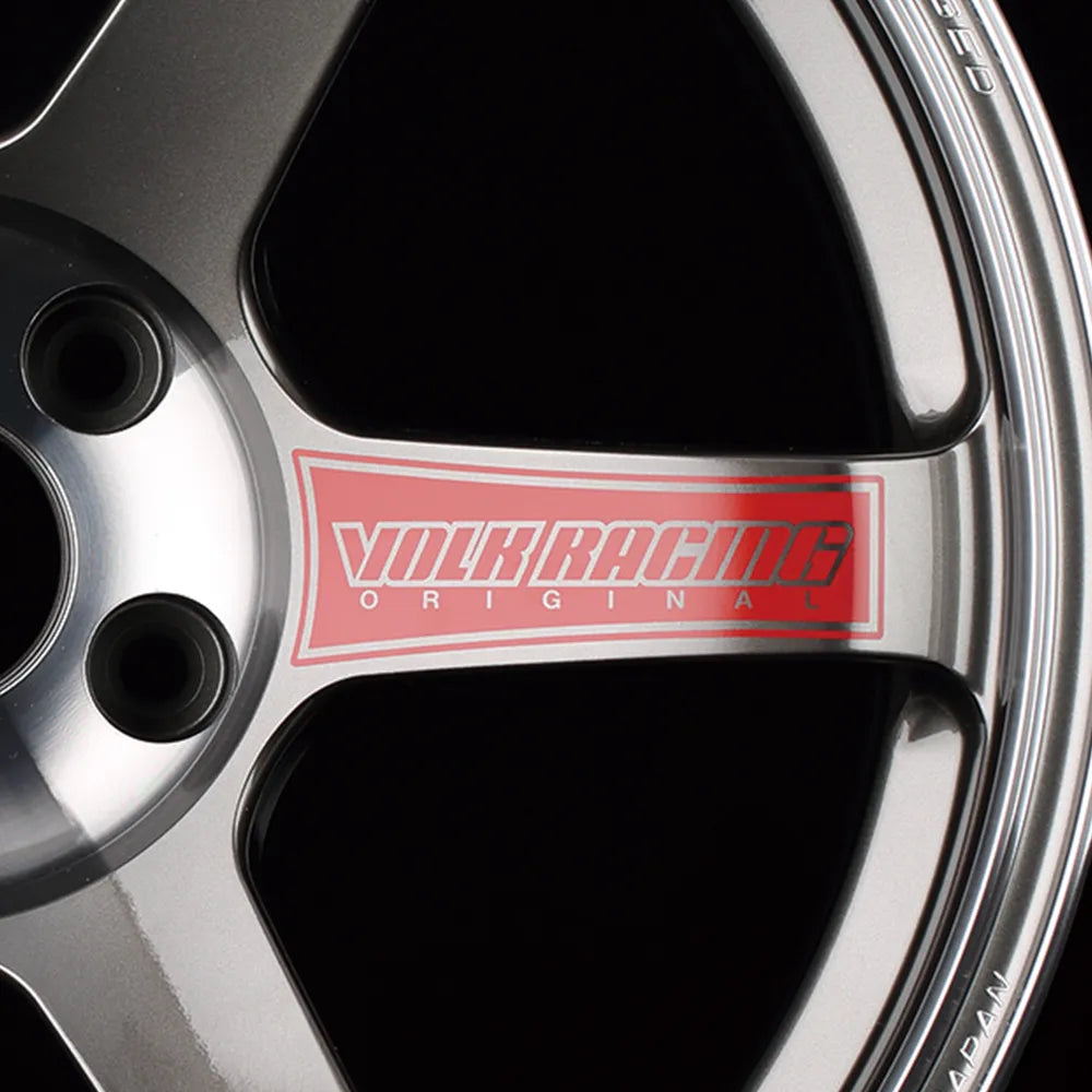 RAYS Volk Racing TE37 Saga SL Wheel Spoke 1 Sticker (No.27) - 17/18 Inch - RED
